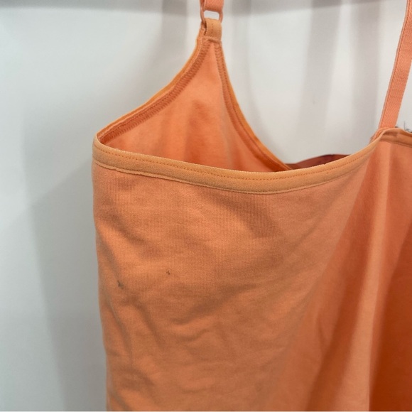 NWT vintage Victoria’s Secret Tank Top Sz M Peach Orange Body by Victoria Heart - Picture 7 of 10